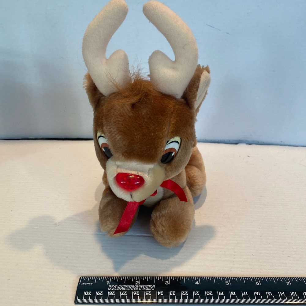Vintage Rudolph the Red Nose Reindeer Plush